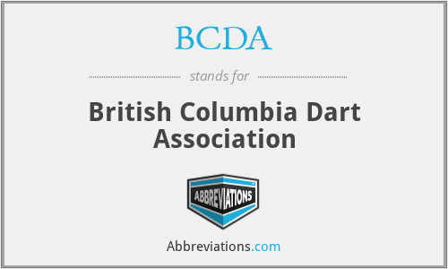 BCDA - British Columbia Dart Association