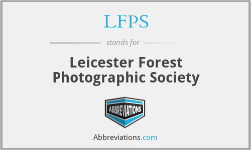 LFPS - Leicester Forest Photographic Society