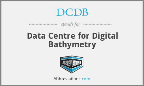 DCDB - Data Centre for Digital Bathymetry