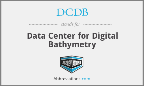 DCDB - Data Center for Digital Bathymetry