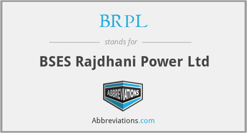 BRPL - BSES Rajdhani Power Ltd