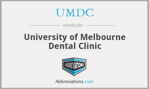UMDC - University of Melbourne Dental Clinic