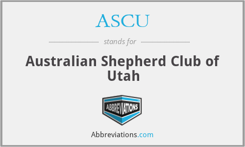 ASCU - Australian Shepherd Club of Utah