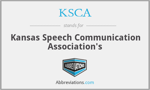 KSCA - Kansas Speech Communication Association's