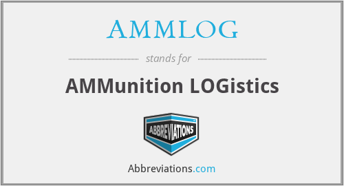 AMMLOG - AMMunition LOGistics