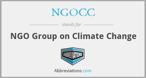 NGOCC - NGO Group on Climate Change