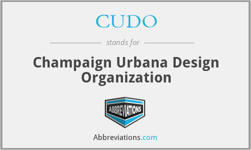 CUDO - Champaign Urbana Design Organization