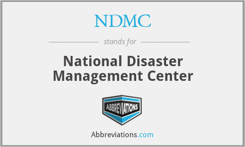 NDMC - National Disaster Management Center