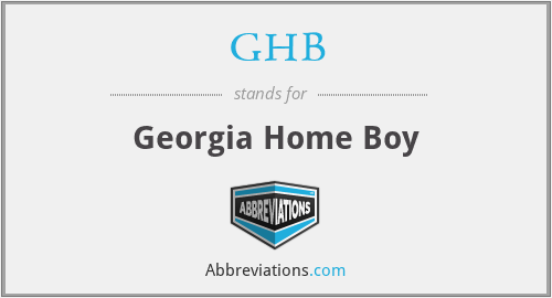 GHB - Georgia Home Boy