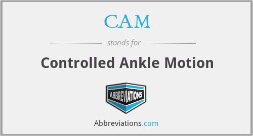 CAM - Controlled Ankle Motion