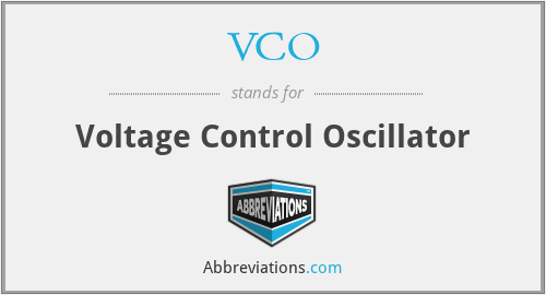 VCO - Voltage Control Oscillator