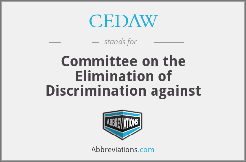CEDAW - Committee on the Elimination of Discrimination against