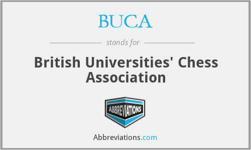 BUCA - British Universities' Chess Association