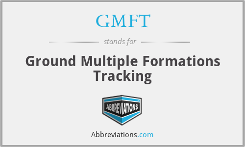 GMFT - Ground Multiple Formations Tracking