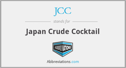 JCC - Japan Crude Cocktail
