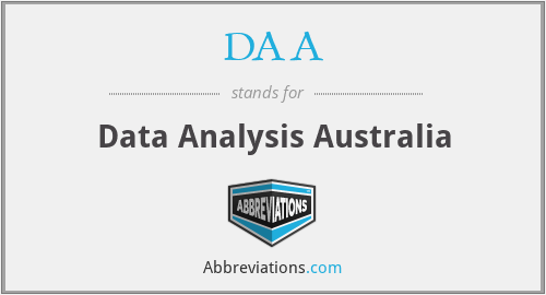 DAA - Data Analysis Australia