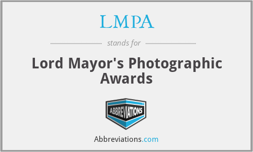 LMPA - Lord Mayor's Photographic Awards