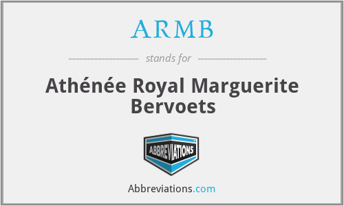 ARMB - Athénée Royal Marguerite Bervoets
