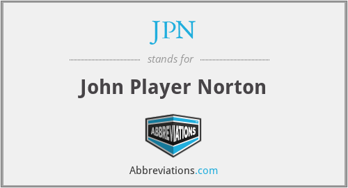 JPN - John Player Norton