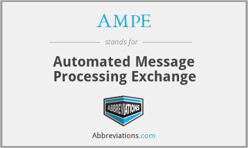 AMPE - Automated Message Processing Exchange