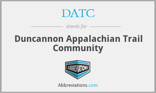 DATC - Duncannon Appalachian Trail Community