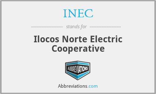 INEC - Ilocos Norte Electric Cooperative