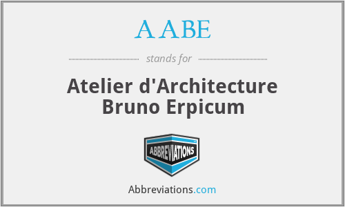 AABE - Atelier d'Architecture Bruno Erpicum