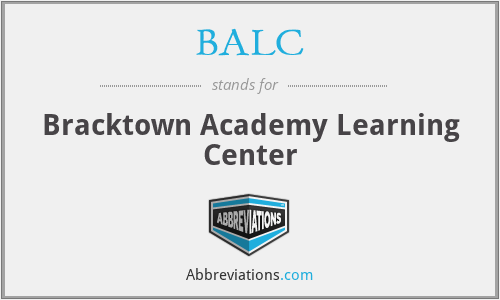 BALC - Bracktown Academy Learning Center
