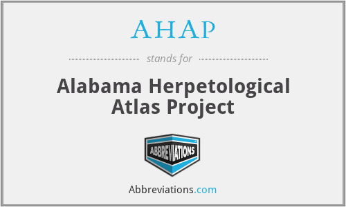 AHAP - Alabama Herpetological Atlas Project