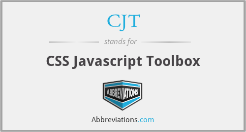 CJT - CSS Javascript Toolbox