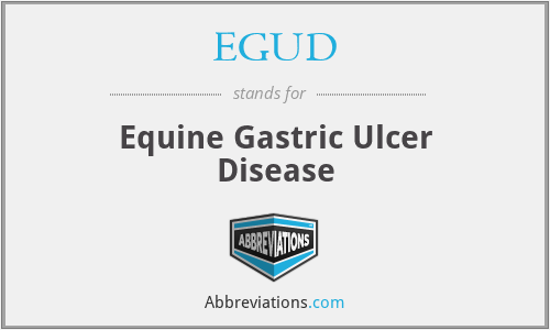 EGUD - Equine Gastric Ulcer Disease