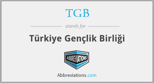 TGB - Türkiye Gençlik Birliği