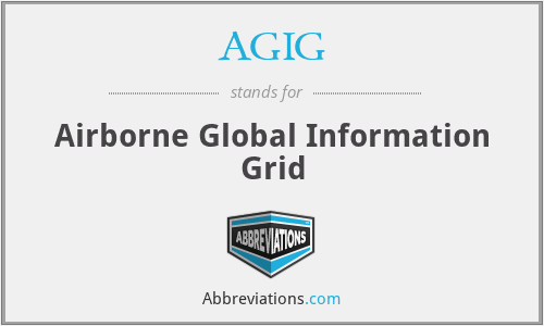 AGIG - Airborne Global Information Grid