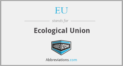 EU - Ecological Union