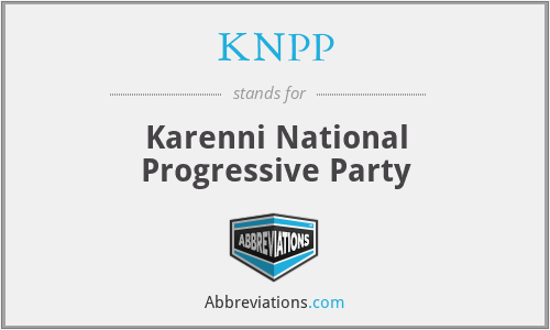 KNPP - Karenni National Progressive Party