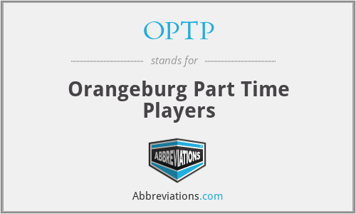 OPTP - Orangeburg Part Time Players