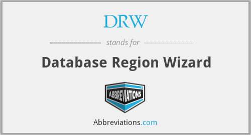 DRW - Database Region Wizard