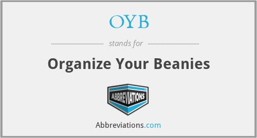 OYB - Organize Your Beanies