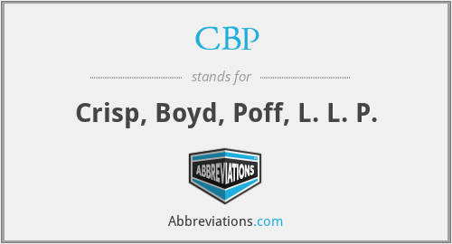CBP - Crisp, Boyd, Poff, L. L. P.