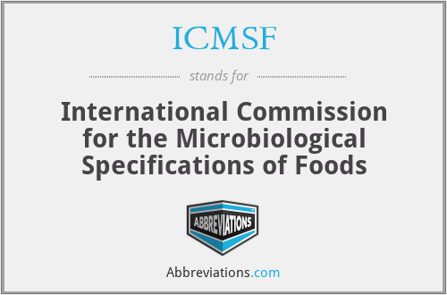 ICMSF - International Commission for the Microbiological Specifications of Foods