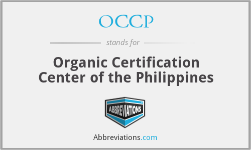 OCCP - Organic Certification Center of the Philippines