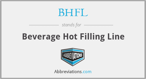 BHFL - Beverage Hot Filling Line