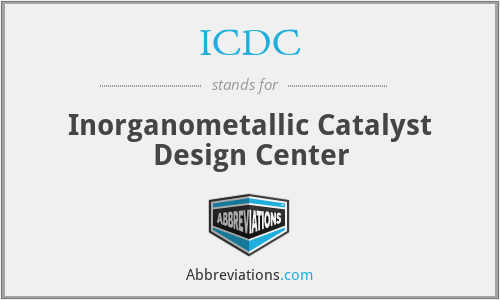 ICDC - Inorganometallic Catalyst Design Center