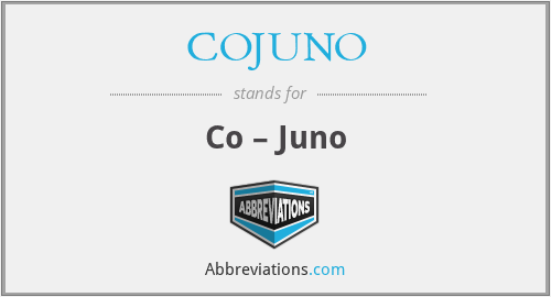 COJUNO - Co – Juno