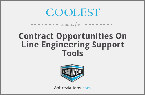 COOLEST - Contract Opportunities On Line Engineering Support Tools