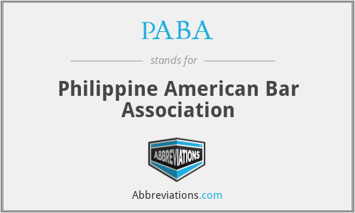PABA - Philippine American Bar Association