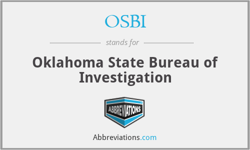 OSBI - Oklahoma State Bureau of Investigation