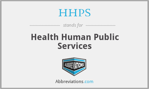 HHPS - Health Human Public Services