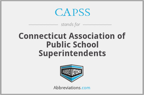 CAPSS - Connecticut Association of Public School Superintendents