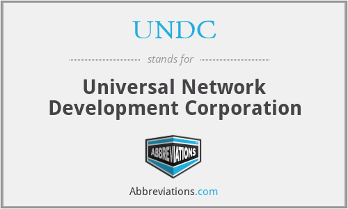 UNDC - Universal Network Development Corporation